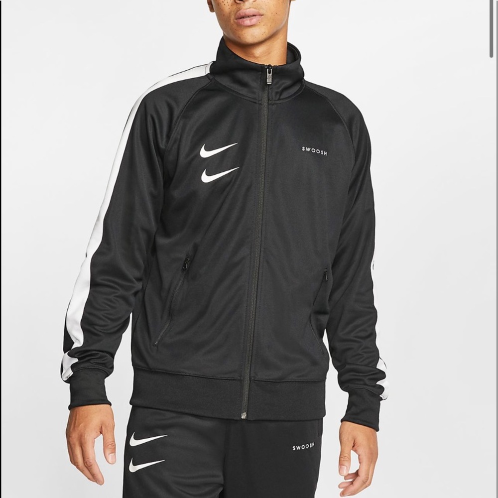 Nike double swoosh full zip jacket